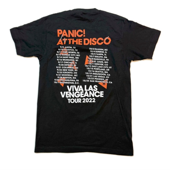 Panic At The Disco Viva Las Vengeance Tour 2022 Graphic T-Shirt Unisex Medium - Picture 2 of 8